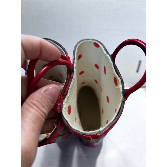 Hatley Kids Rain Boots Black Waterproof girls kids size 12 - Picture 4 of 8